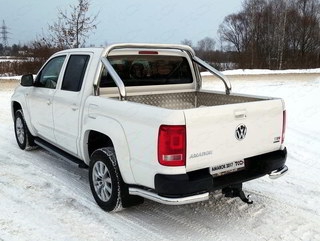 Дуги пикапа, защита кузова 76,1 мм (на кузов) для VOLKSWAGEN AMAROK 2016 - г.в. от ТСС (Арт. VWAMAR17-13)
